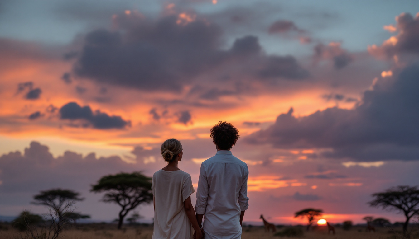 découvrez le circuit de noces en tanzanie, une expérience unique pour célébrer votre mariage ou votre lune de miel. organisez un safari inoubliable dans des paysages époustouflants, entre rencontres avec la faune sauvage et moments romantiques. offrez-vous des souvenirs mémorables dans un cadre enchanteur.