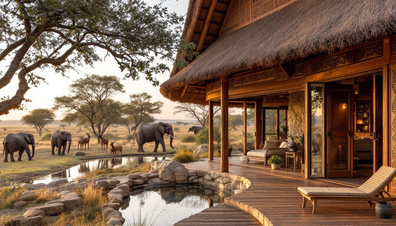 Lodges dans le parc national de Ruaha : Hébergements isolés pour une expérience safari authentique.