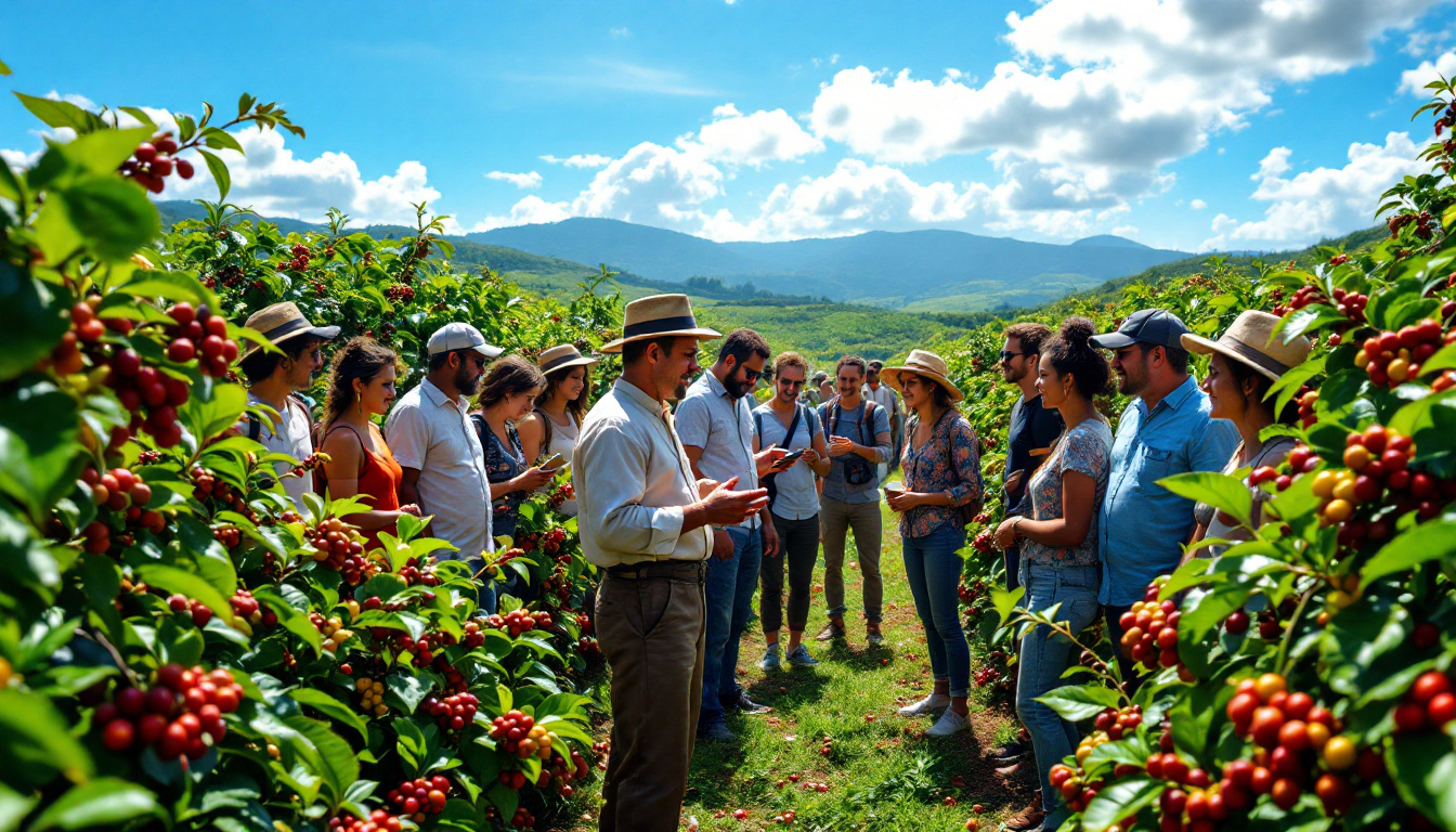 Visite des plantations de café : Découvrez le processus de production du café dans les régions du nord.